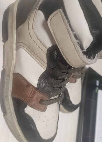 Kahverengi Gri Yılan Desenli Erkek Çocuk Spor Ayakkabı 35numara - Görsel 2