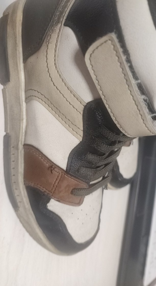 Kahverengi Gri Yılan Desenli Erkek Çocuk Spor Ayakkabı 35numara - Görsel 3