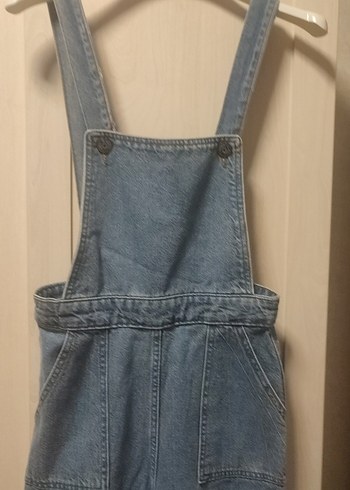 Kız çocuk veya genç kizlar için yeni kot tulum bacak boyu bilek - Görsel 3