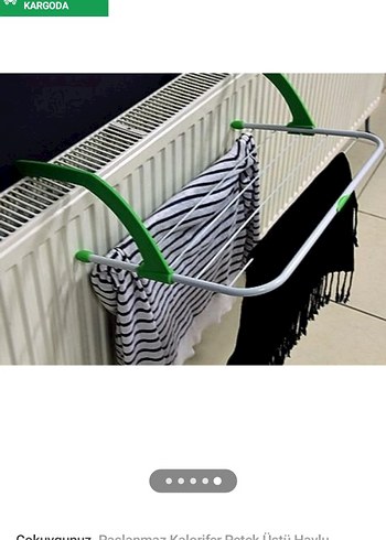 Renkli Askılı Kurutmalık kalorifer peteği ne aşmak için çokuygun - Görsel 2