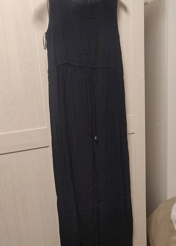 Siyah Kolsuz  Uzun Elbise 38 bedene de uygun 13yas kız çocukları - Görsel 4