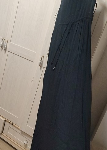 Siyah Kolsuz  Uzun Elbise 38 bedene de uygun 13yas kız çocukları - Görsel 2