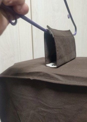 Kahverengi 5 Bölmeli Dolap Düzenleyici - Görsel 4