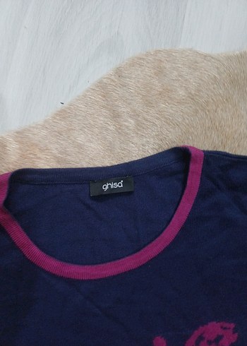 Bohem Uzun Kollu Desenli Hamile Tişörtü - Görsel 3