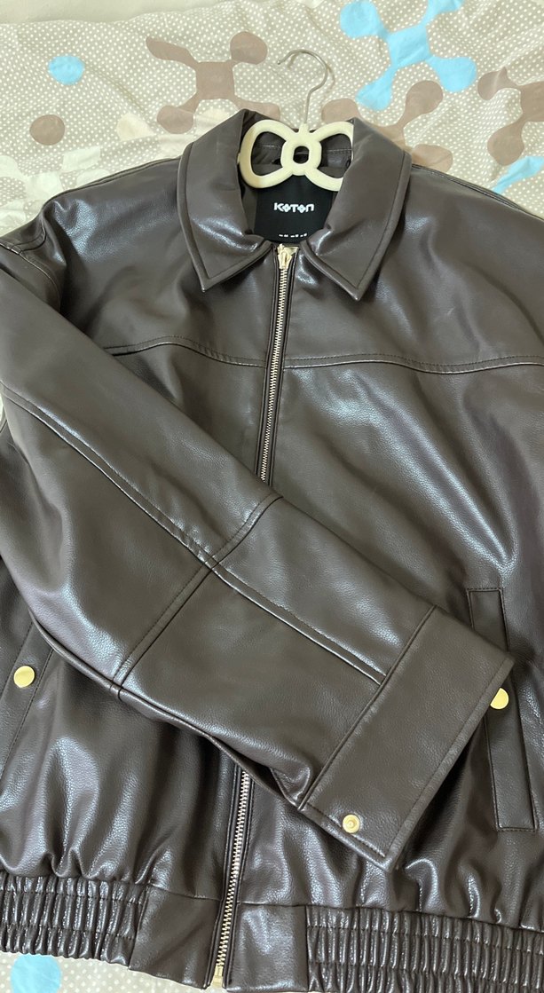 Kahverengi Deri Kadın Ceket 1 kere giydim - Görsel 2