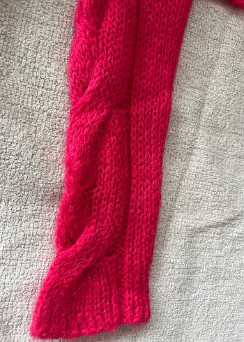 Yün crop hırka / Bolero, Uzun Kollu - Görsel 4