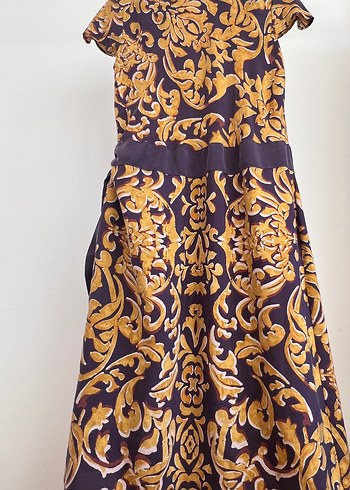 Laura Ashley %100 ipek elbise - Görsel 6