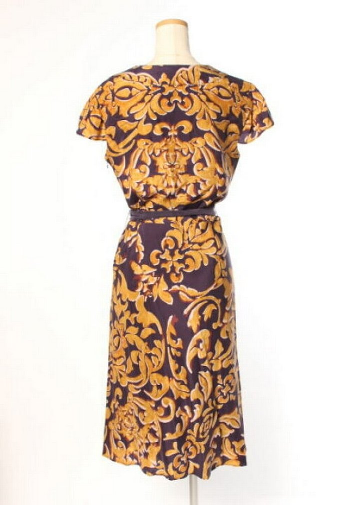 Laura Ashley %100 ipek elbise - Görsel 3