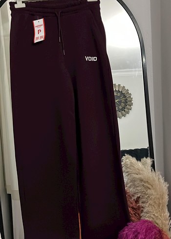 Bordo Kadın Rahat Kesim Sweatpant - Görsel 4