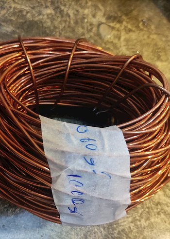 saf temiz 1.5mm 2000 gr bakır tel - Görsel 2