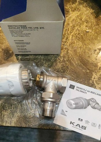 KAS Termostatik Radyatör Vanası - Görsel 2