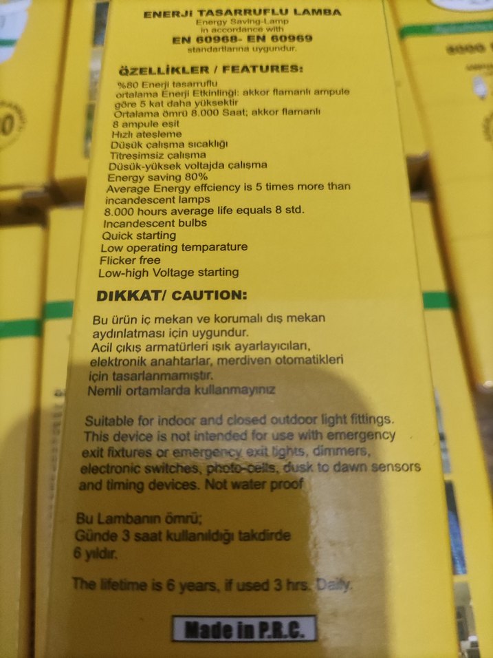 15 wat tasarruf ampul - Görsel 3