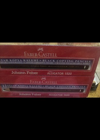 Faber-Castell 12'li Kırmızı Kurşun Kalem Seti - Görsel 3