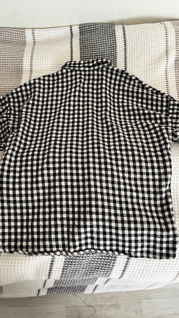 Kadın Kareli Gömlek - Görsel 2