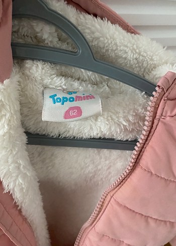 Yurtdışından Pembe Fermuarlı Bebek Kız Tulumu - Görsel 3