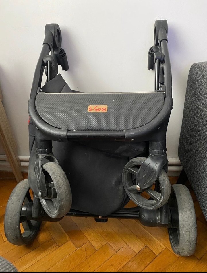 Gri Bebek Arabası Katlanabilir Model - Görsel 4