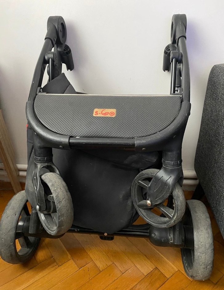 Gri Bebek Arabası Katlanabilir Model - Görsel 2