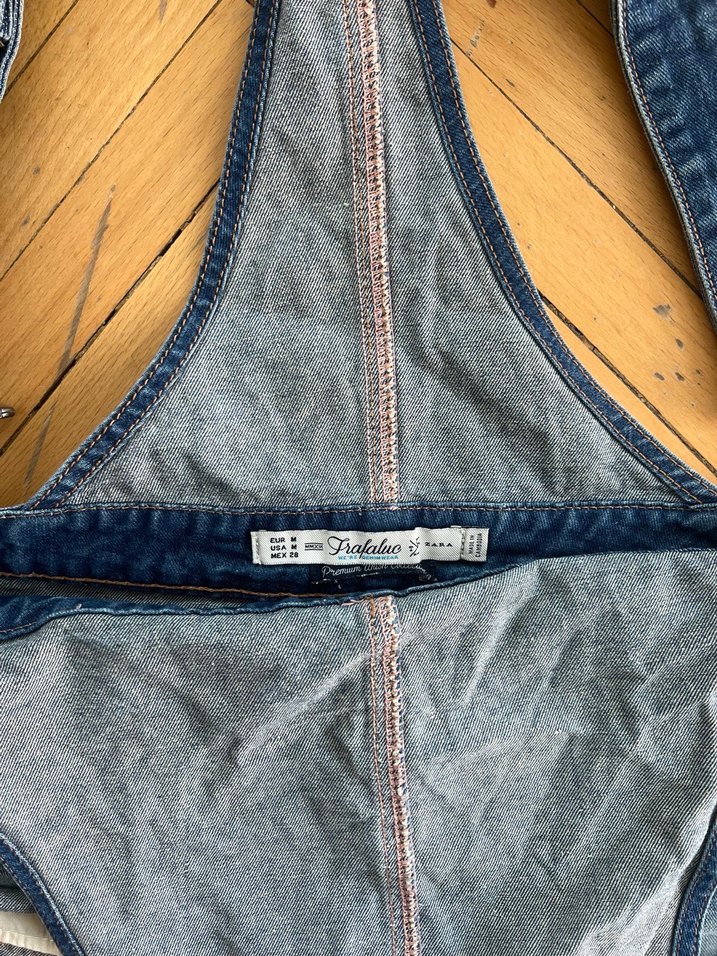 Zara mini shorts salopet - Görsel 3