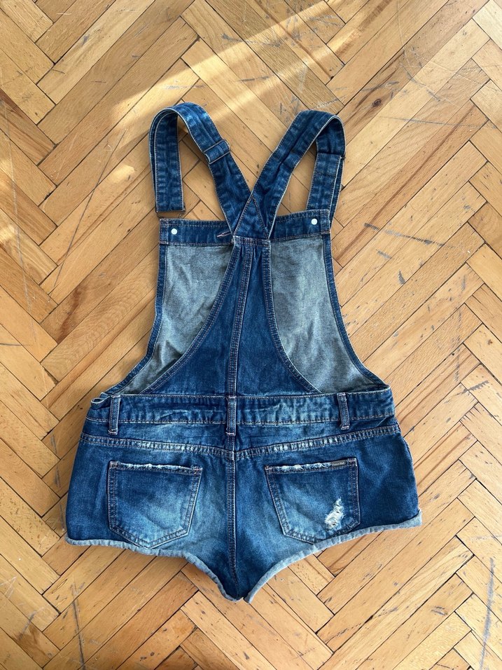 Zara mini shorts salopet - Görsel 2