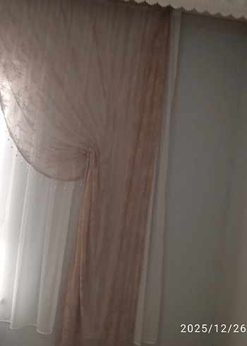 pembe Düz Fon Perde - Görsel 2