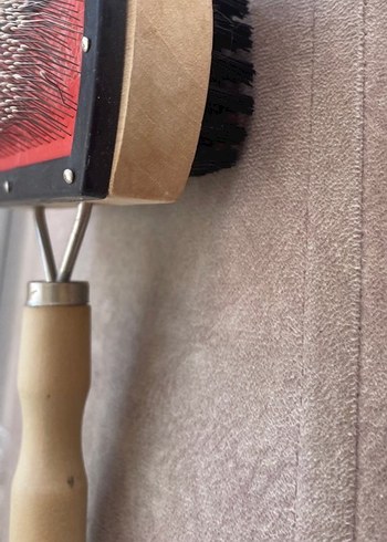 Kedi Tüy Fırçası Ahşap Saplı - Görsel 3