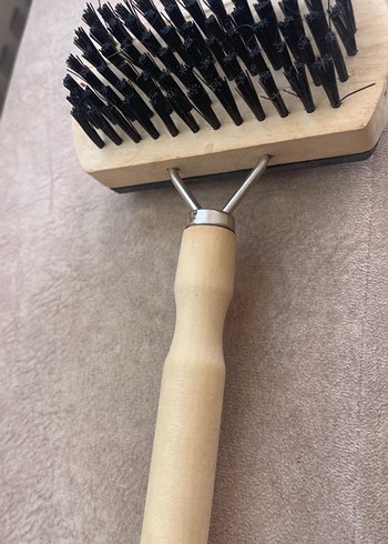 Kedi Tüy Fırçası Ahşap Saplı - Görsel 5