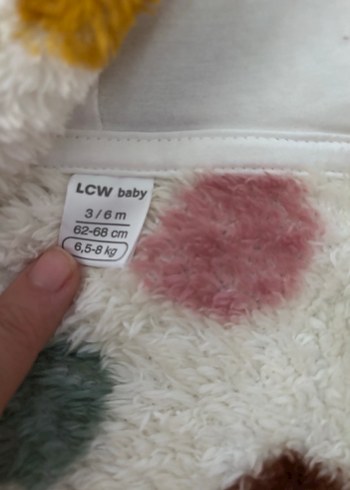 Bebek Kız Çok Renkli Puantiyeli Örgü Tulum - Görsel 2