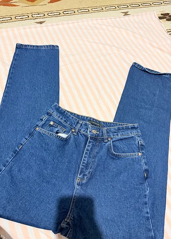 Trendyolmilla Mavi Denim Regular Fit Jean - Görsel 3