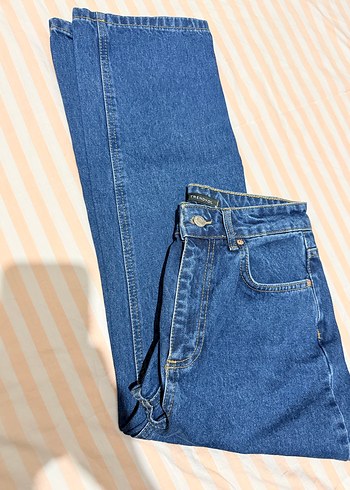 Trendyolmilla Mavi Denim Regular Fit Jean - Görsel 2