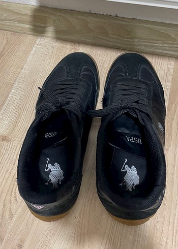 Siyah Bağcıklı Erkek Spor Ayakkabı- Polo - Görsel 5