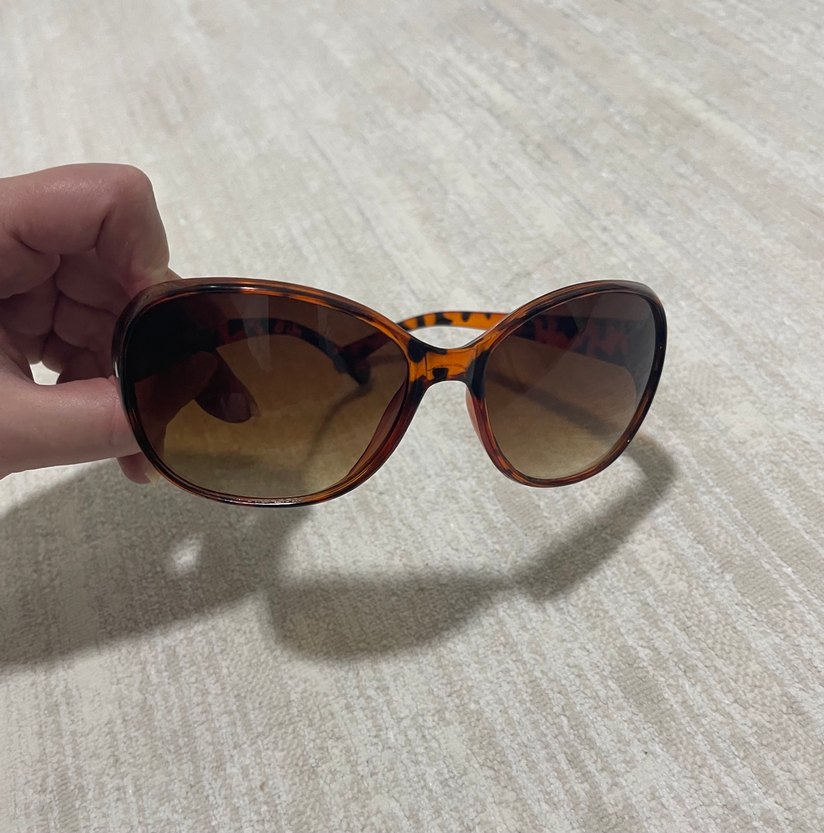 Kadın Kahverengi Güneş Gözlüğü - Görsel 2