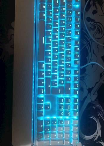 Rampage Beyaz Mekanik Klavye RGB Işıklı Kb-r96 ultimate - Görsel 6