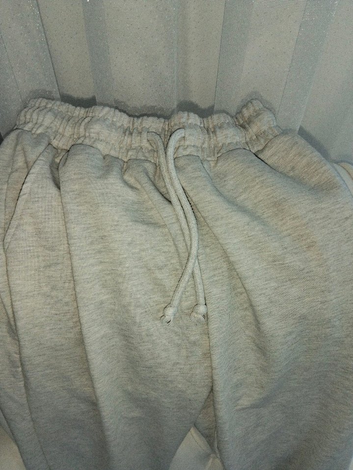 Marka Gri Rahat Kesim Kadın Eşofman Altı - Görsel 3