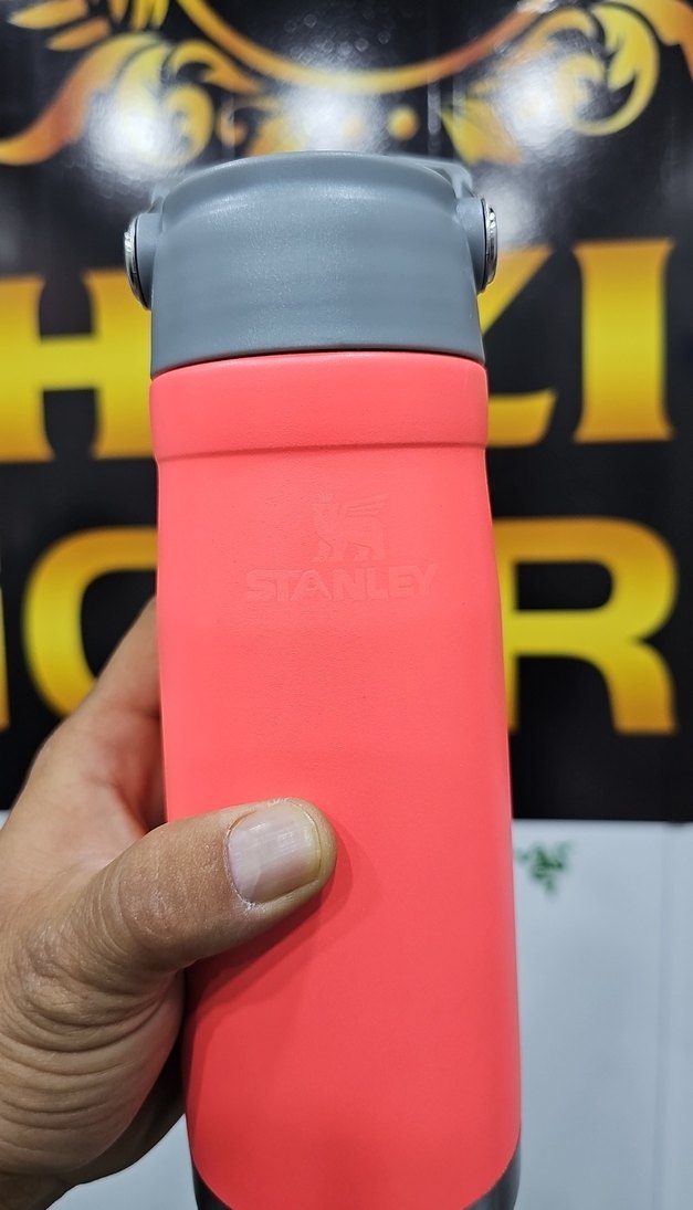 Renkli Kırmızı Termos Şişesi - Görsel 3