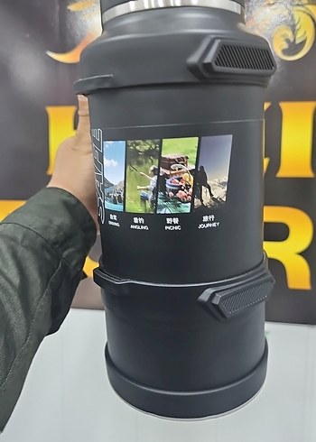 Siyah Renkli Kamp Termosu 3.1 lt - Görsel 2