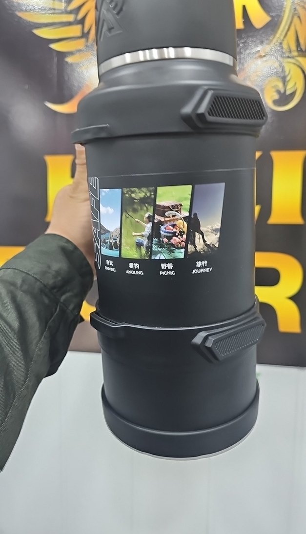 Siyah Renkli Kamp Termosu 3.1 lt - Görsel 2