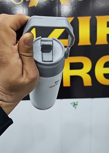Stanley Gri Saplı Beyaz Termos - Görsel 2