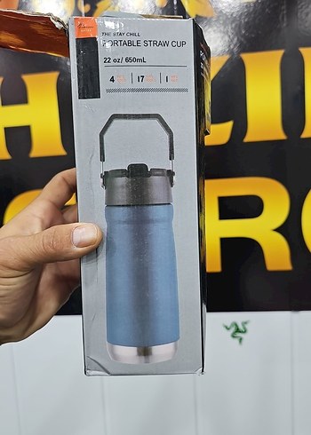 Stanley Gri Saplı Beyaz Termos - Görsel 6