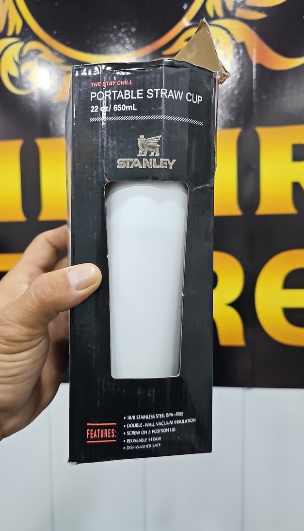 Stanley Gri Saplı Beyaz Termos - Görsel 5