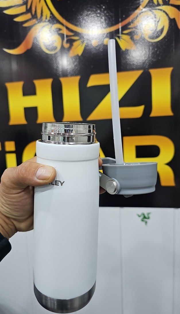 Stanley Gri Saplı Beyaz Termos - Görsel 4