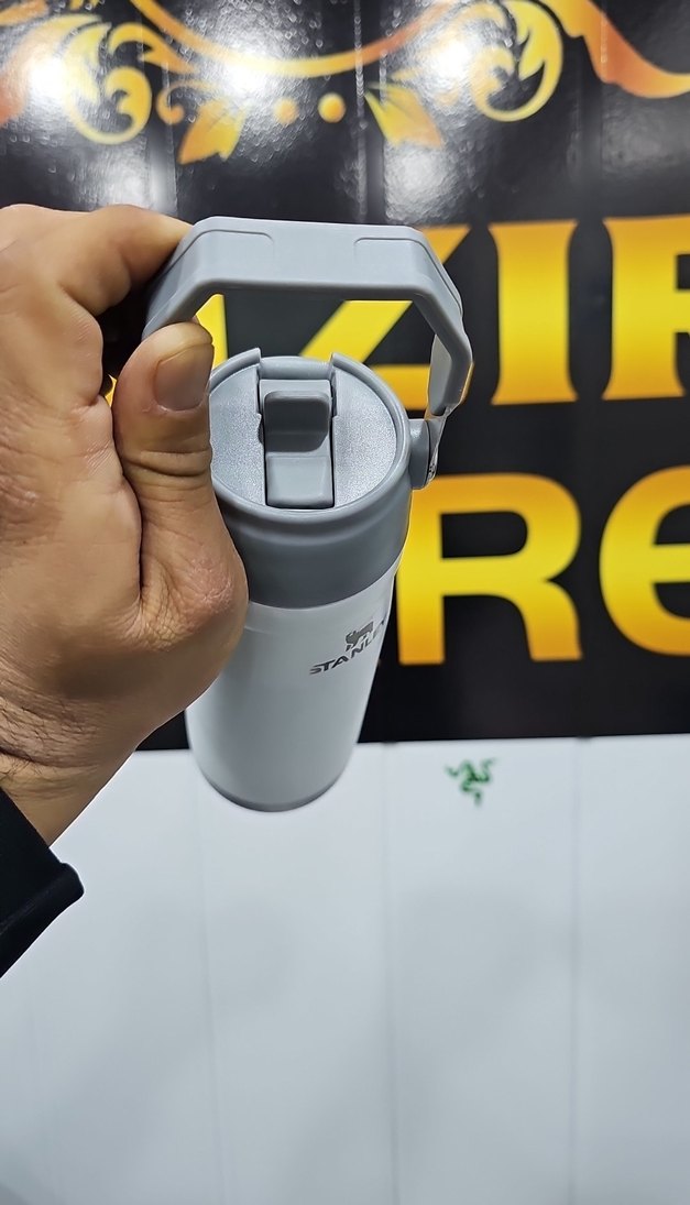 Stanley Gri Saplı Beyaz Termos - Görsel 2