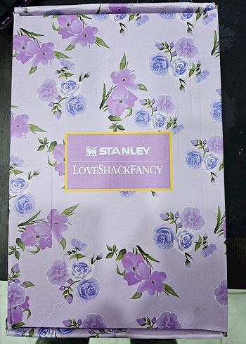 Mor Çiçek Desenli Stanley Termos 1.18 750 Gram - Görsel 4