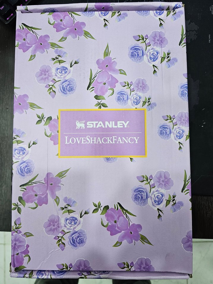 Mor Çiçek Desenli Stanley Termos 1.18 750 Gram - Görsel 4