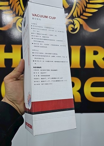 Siyah Renkli Vacuum Sports Termos - Görsel 6