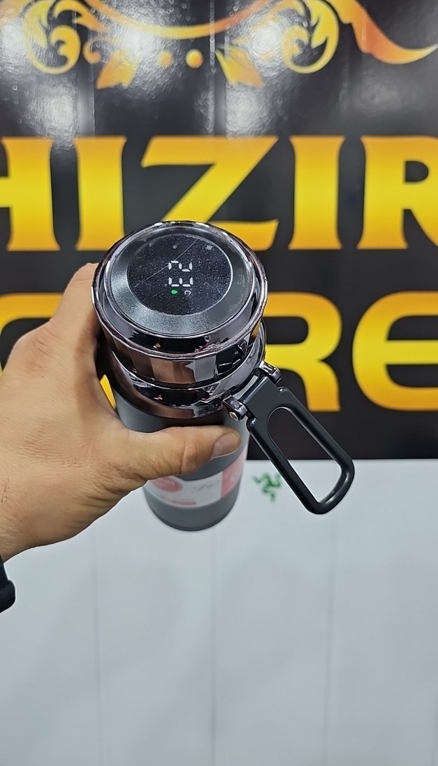 Siyah Renkli Vacuum Sports Termos - Görsel 3