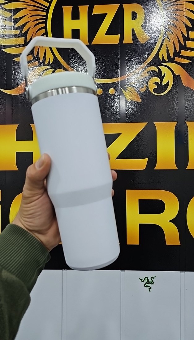 Beyaz Stanley Termos Şişesi - Görsel 4