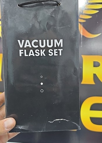 Mavi Termos Seti ve İki Bardak - Görsel 2