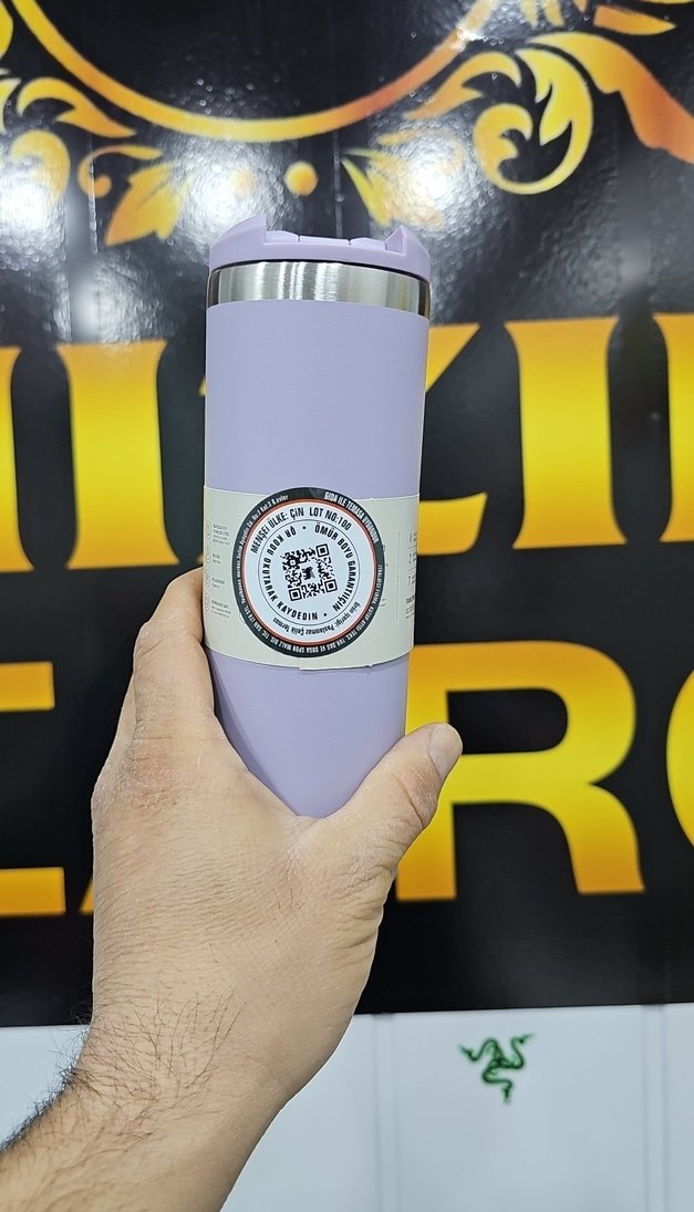 Pastel Mor  Termos Şişe 470 ml - Görsel 4