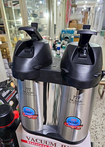 Paslanmaz Çelik Vakum Termos Seti 3.8 lt - Görsel 5