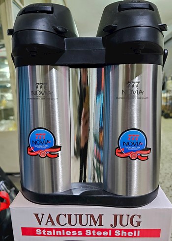 Paslanmaz Çelik Vakum Termos Seti 3.8 lt - Görsel 3